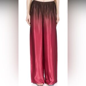 Vince wide leg ombré satin pants